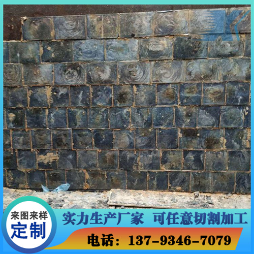 铸石板施工现场